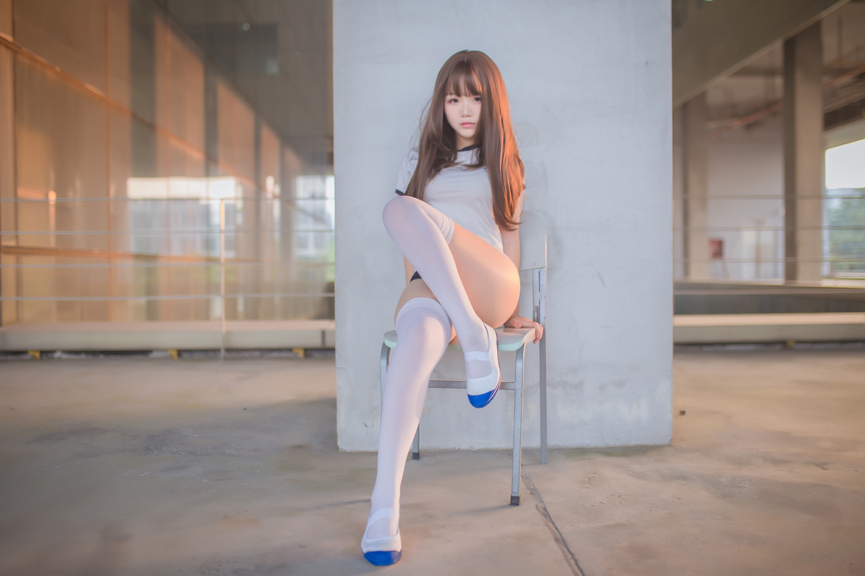 图片[1]-Yoko宅夏 – NO.002 白丝捆绑 [30P]-XikXak